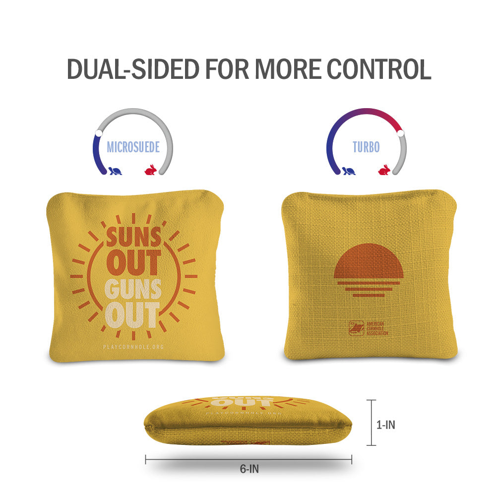 Retro Official ACA Regulation 2x4 Cornhole Set