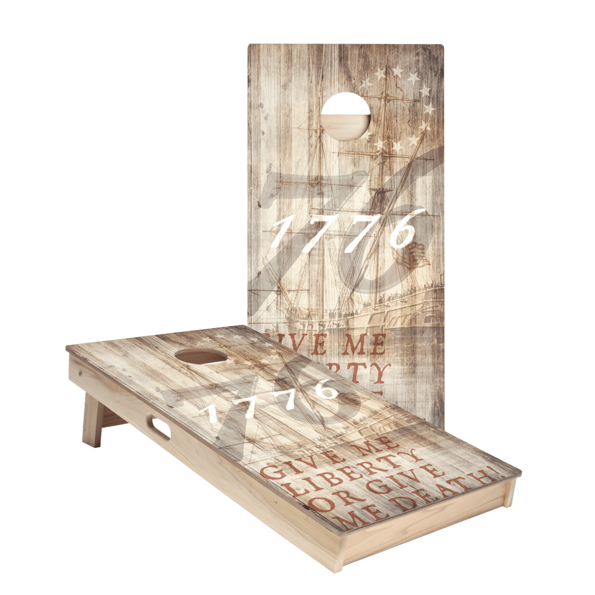 1776 Signature Cornhole Set with Pro Bags - | American Cornhole Association