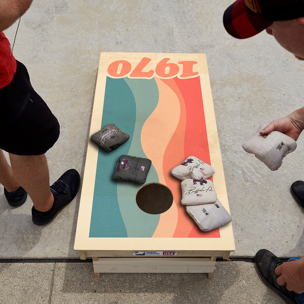 1970 Graphic Star Cornhole Boards - ACA - 000304 | American Cornhole Association