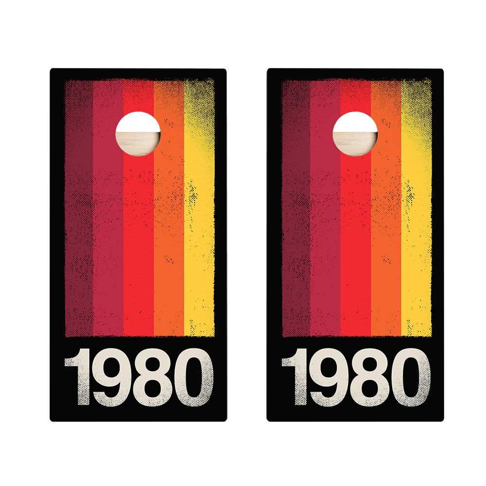 1980 Graphic Star Cornhole Boards - ACA - 000301 | American Cornhole Association