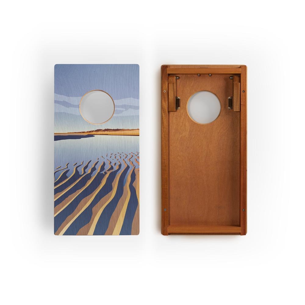 1ft x 2ft Graphic Wood Travel Cornhole Set | National Parks Inspired Collection - Cape Cod EGCH12P-23-WB | American Cornhole Association