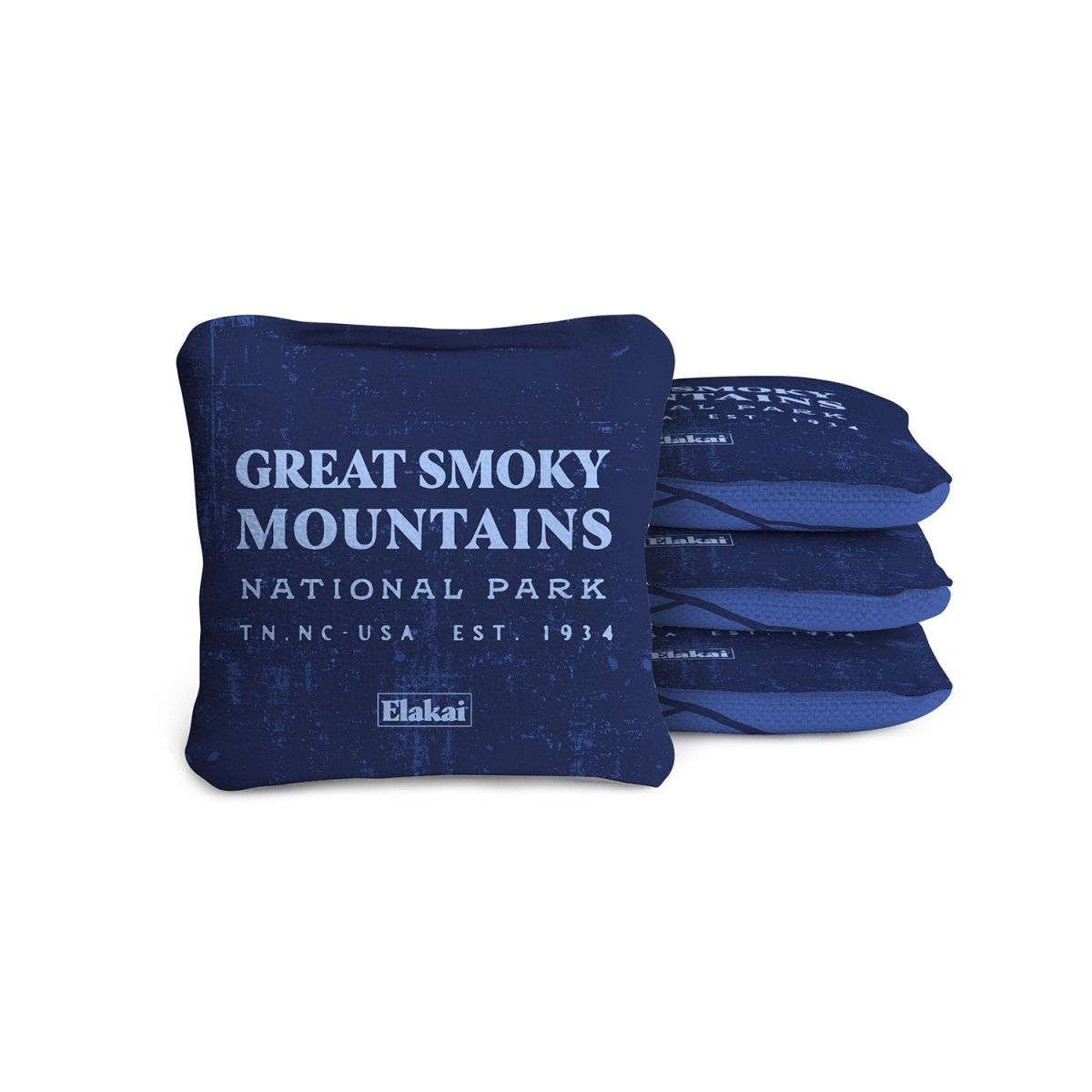 1ft x 2ft Great Smoky Mountains Compact Travel Cornhole Board Set, - American Cornhole Association