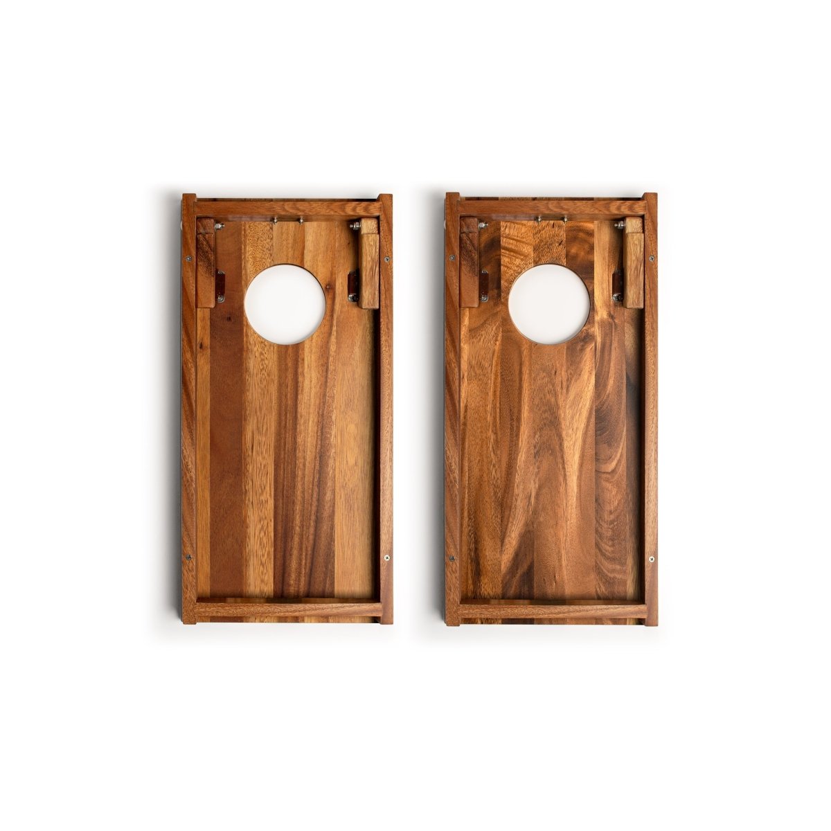 1ft x 2ft Resin & Wood Travel Cornhole Set | Beach Wave - EGCH12R-03-WB | American Cornhole Association
