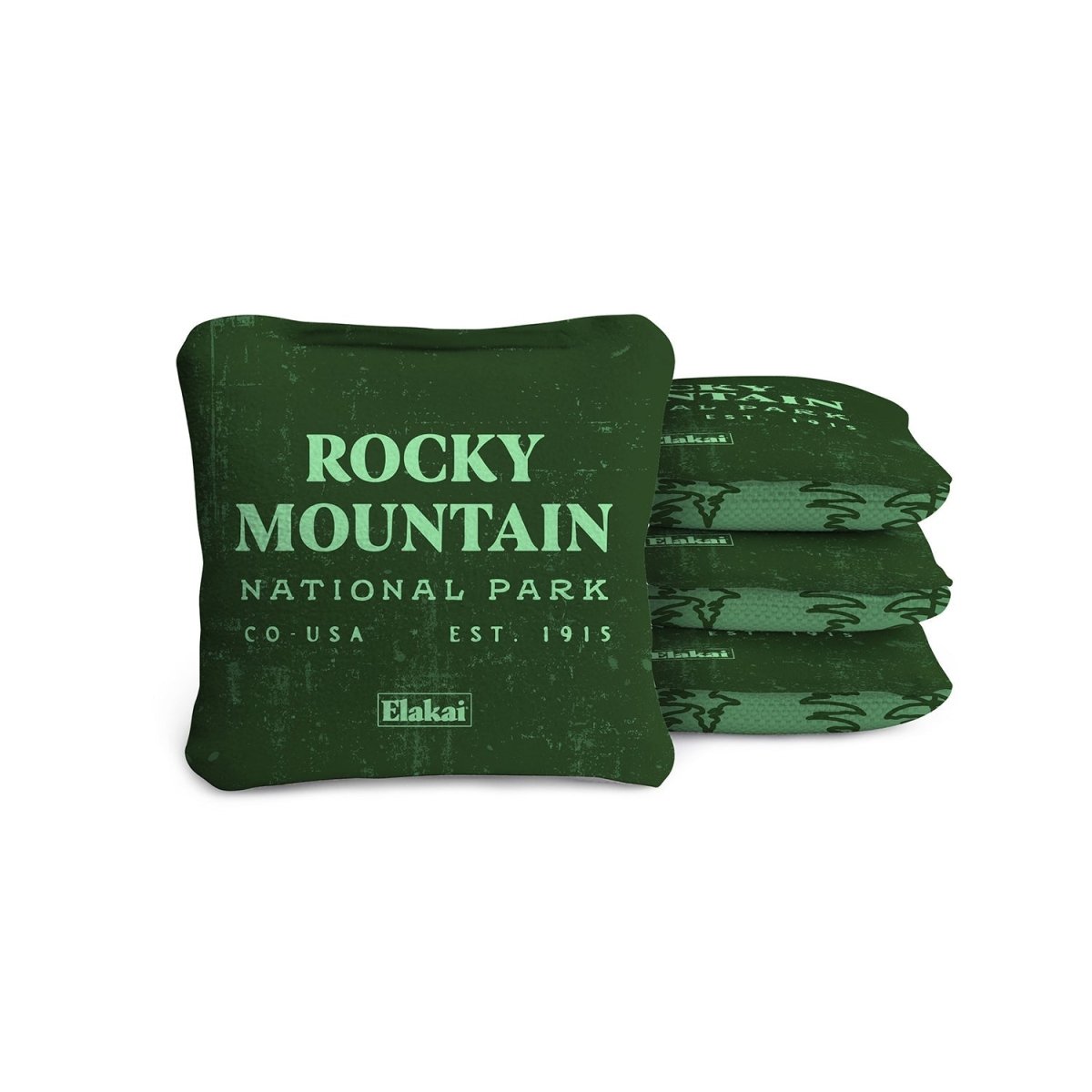 1ft x 2ft Rocky Mountain Compact Travel Cornhole Board Set, - American Cornhole Association