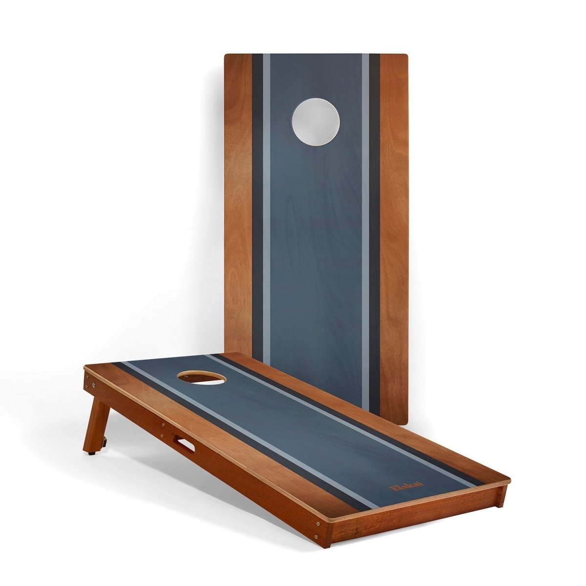 2ft x 4ft Graphic Wood Classic Cornhole Set | Classic Beach Stripes Collection - Skipper EGCH24P-55 | American Cornhole Association
