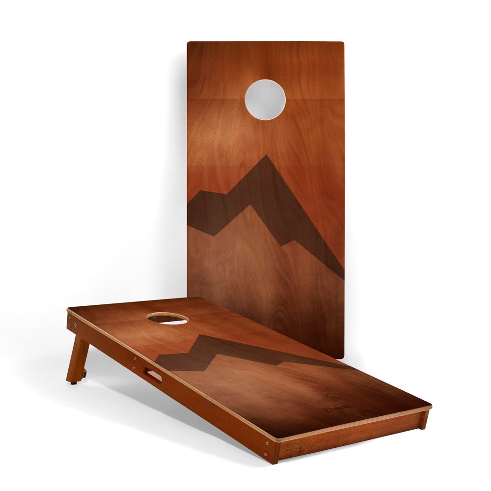 2ft x 4ft Graphic Wood Classic Cornhole Set | Modern Angle Collection - Retro Elakai EGCH24P-00 | American Cornhole Association