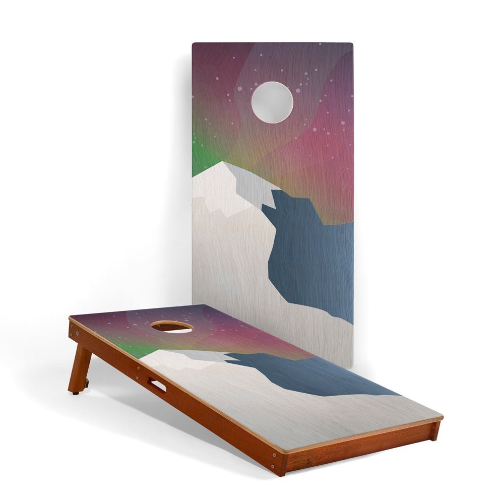 2ft x 4ft Graphic Wood Classic Cornhole Set | National Parks Inspired Collection - Aurora EGCH24P-11 | American Cornhole Association