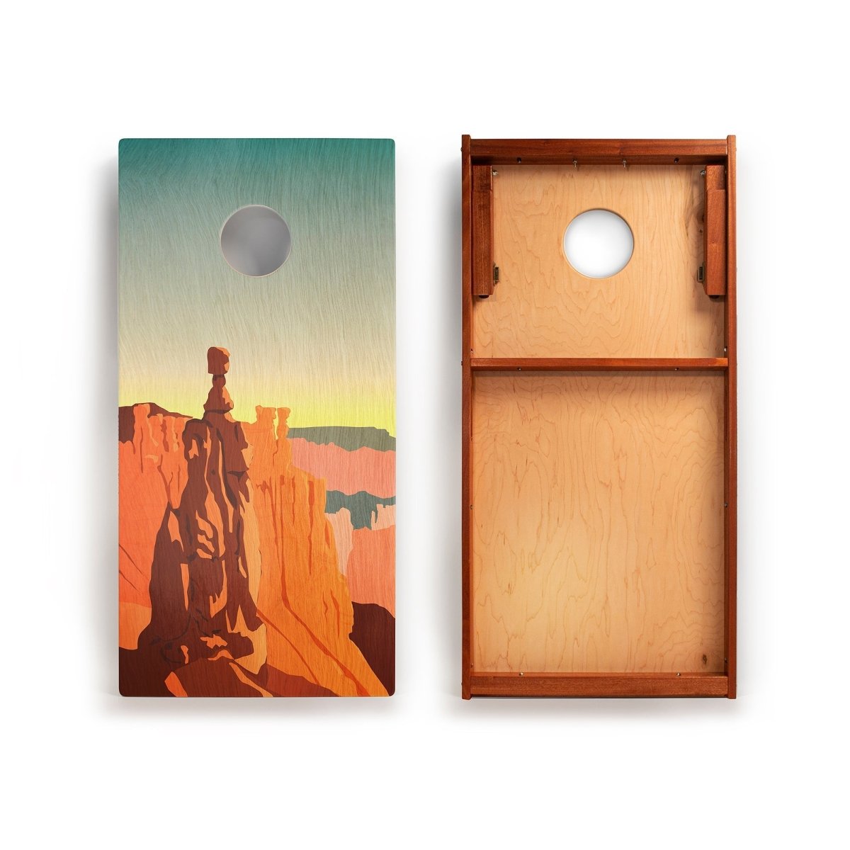 2ft x 4ft Graphic Wood Classic Cornhole Set | National Parks Inspired Collection - Bryce Canyon EGCH24P-49 | American Cornhole Association