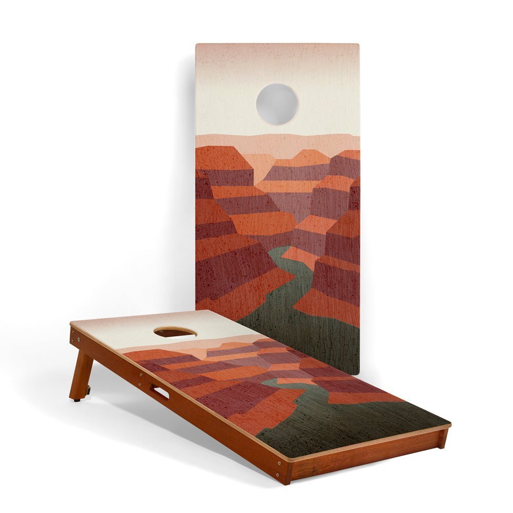 2ft x 4ft Graphic Wood Classic Cornhole Set | National Parks Inspired Collection - Grand Canyon EGCH24P-08 | American Cornhole Association