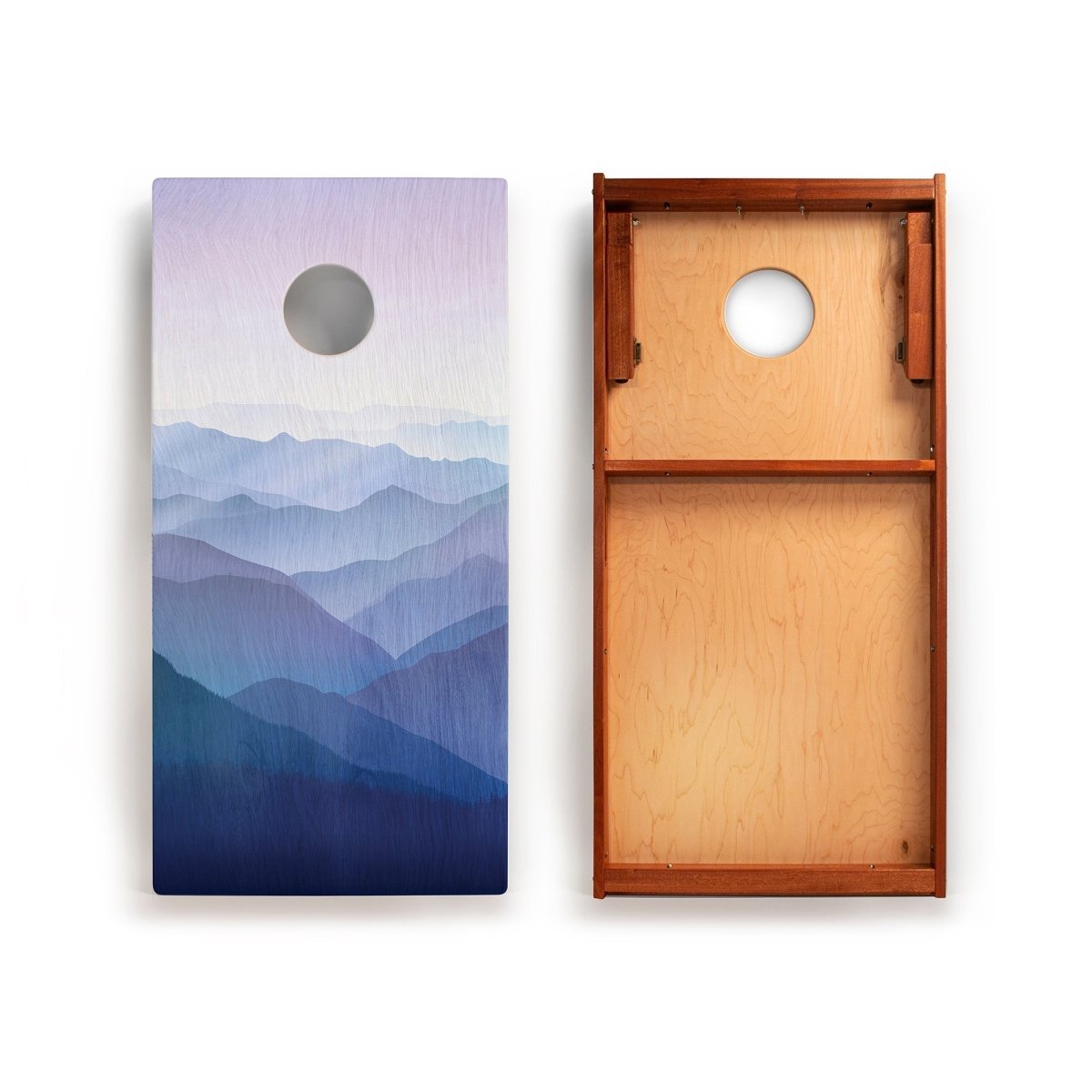 2ft x 4ft Graphic Wood Classic Cornhole Set | National Parks Inspired Collection - Great Smoky Mountains EGCH24P-50 | American Cornhole Association