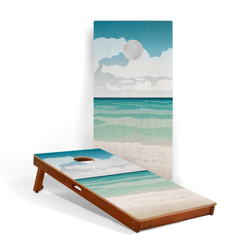2ft x 4ft Graphic Wood Classic Cornhole Set | National Parks Inspired Collection - Gulf Islands EGCH24P-26 | American Cornhole Association