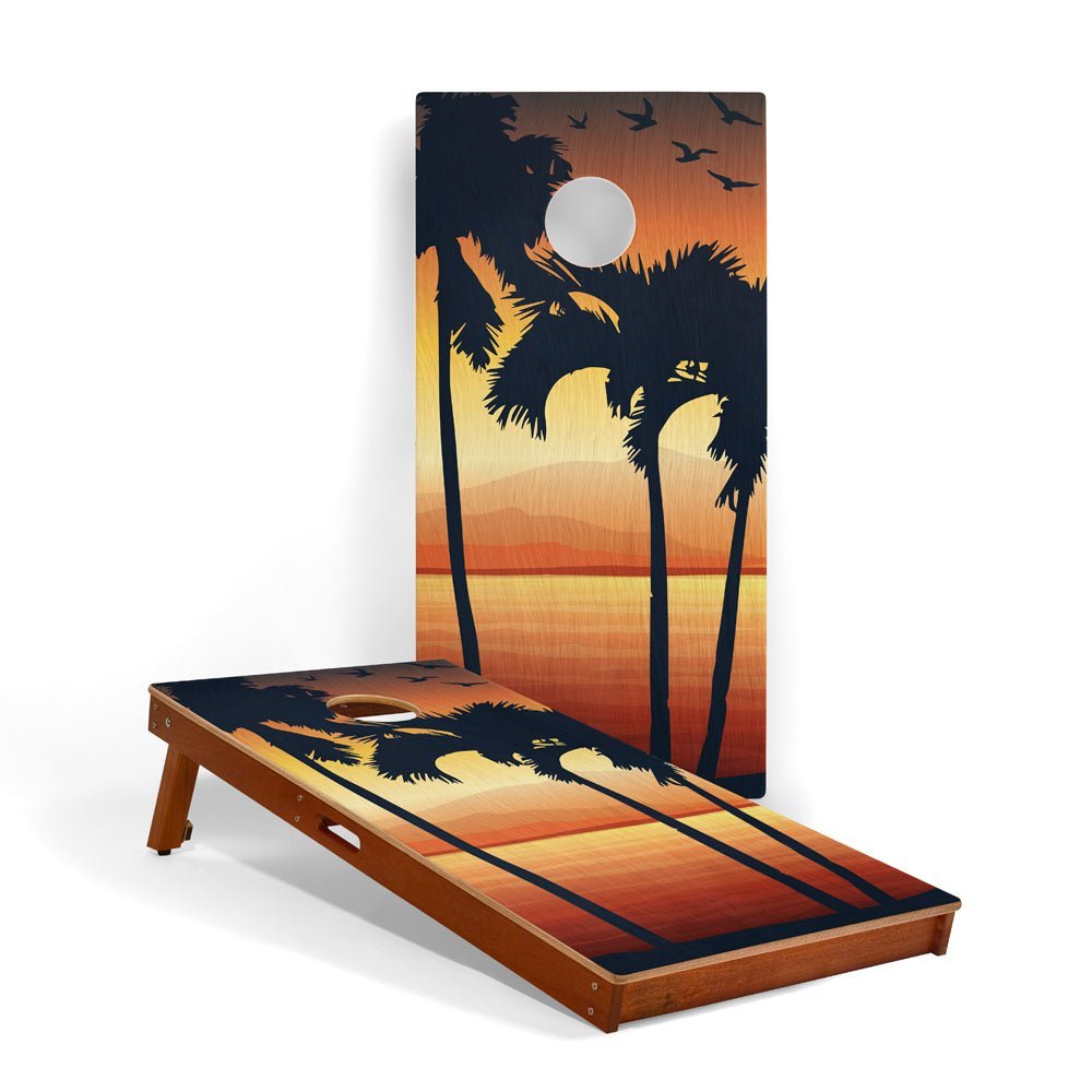 2ft x 4ft Graphic Wood Classic Cornhole Set | National Parks Inspired Collection - Virgin Islands EGCH24P-25 | American Cornhole Association