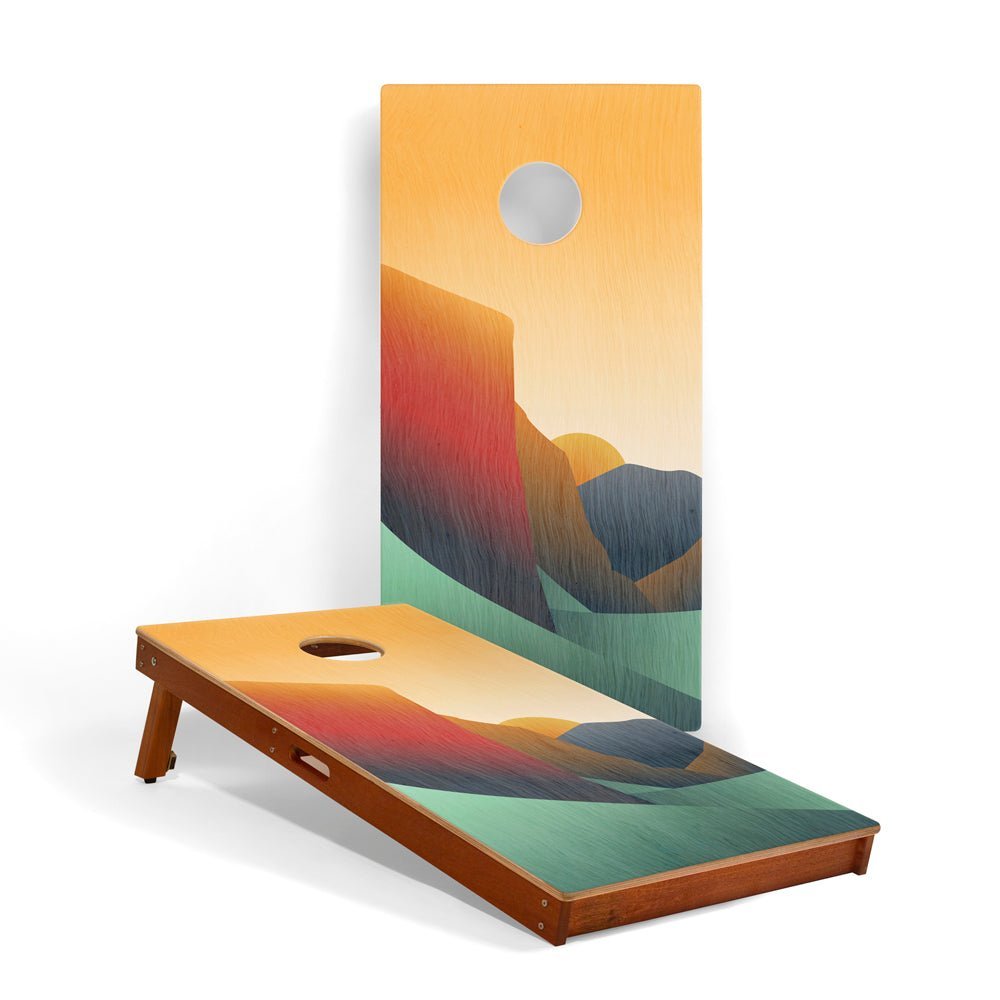 2ft x 4ft Graphic Wood Classic Cornhole Set | National Parks Inspired Collection - Yosemite EGCH24P-06 | American Cornhole Association