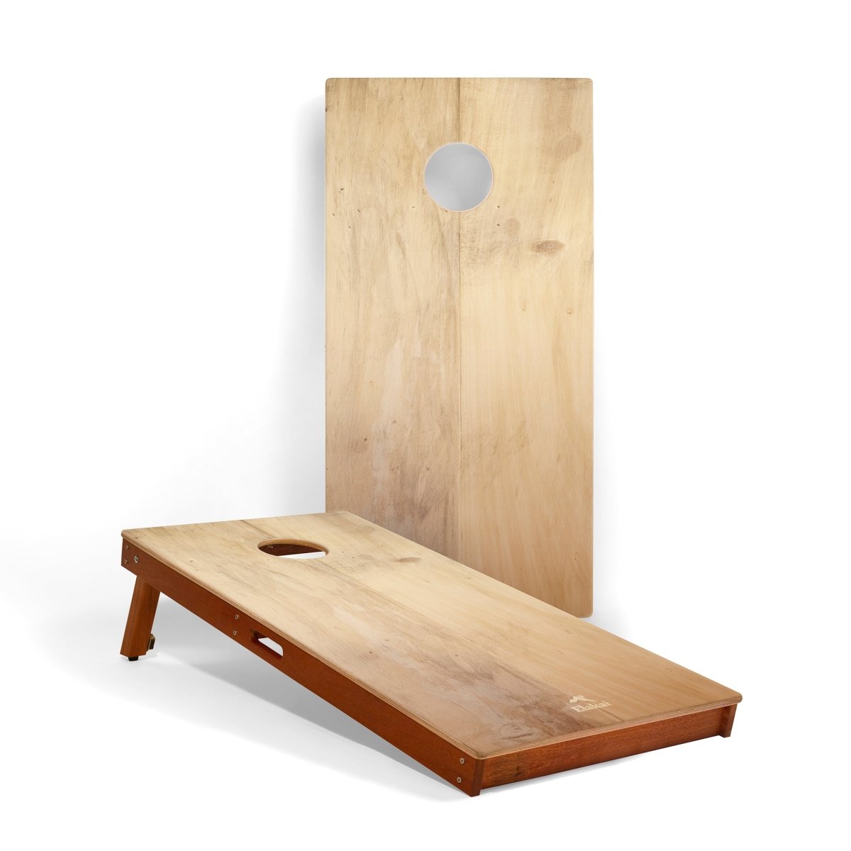 2ft x 4ft Graphic Wood Classic Cornhole Set | Organic Wood Pattern - light beachwood EGCH24P-64 | American Cornhole Association