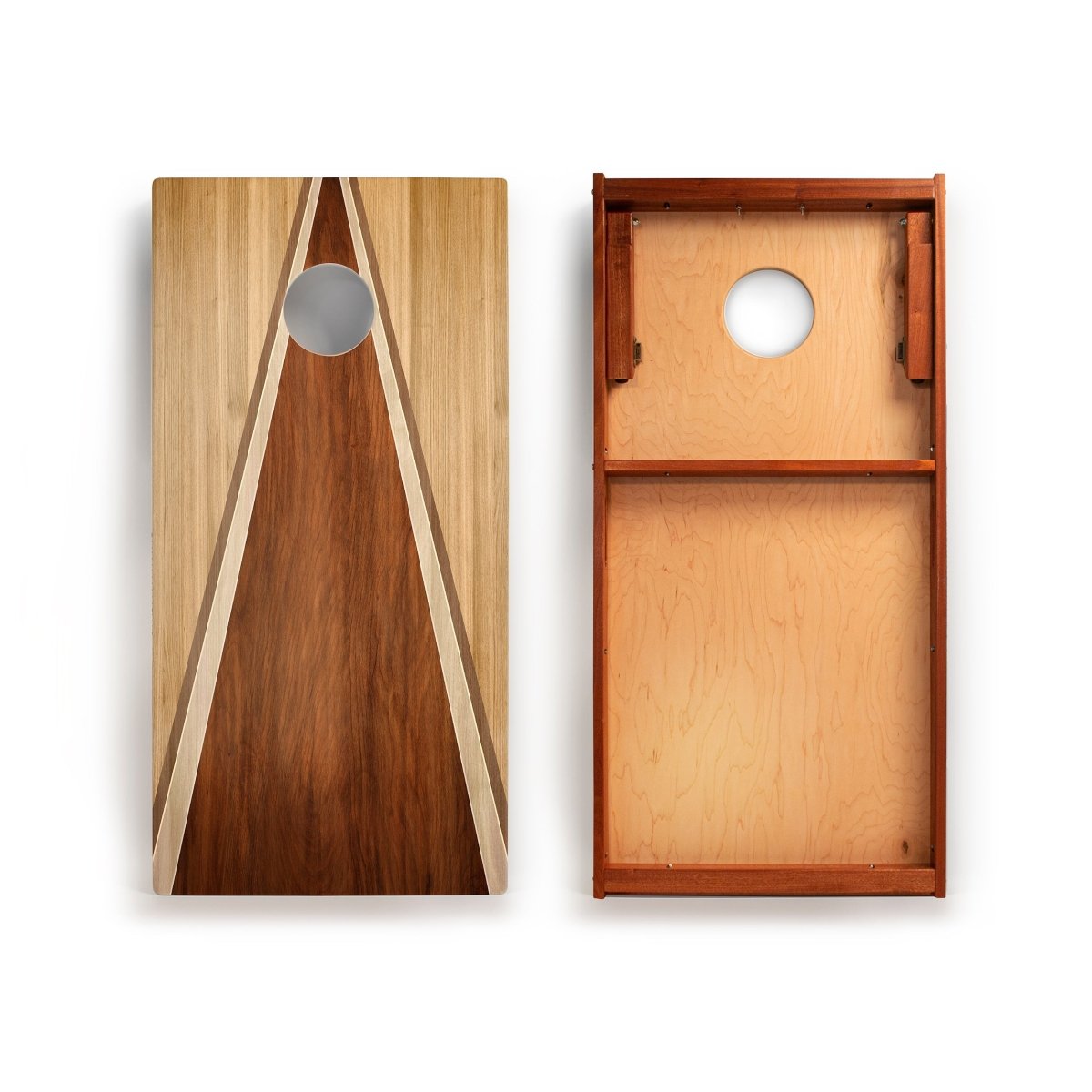 2x4 Classic Wood Triangle Cornhole Boards, - American Cornhole Association