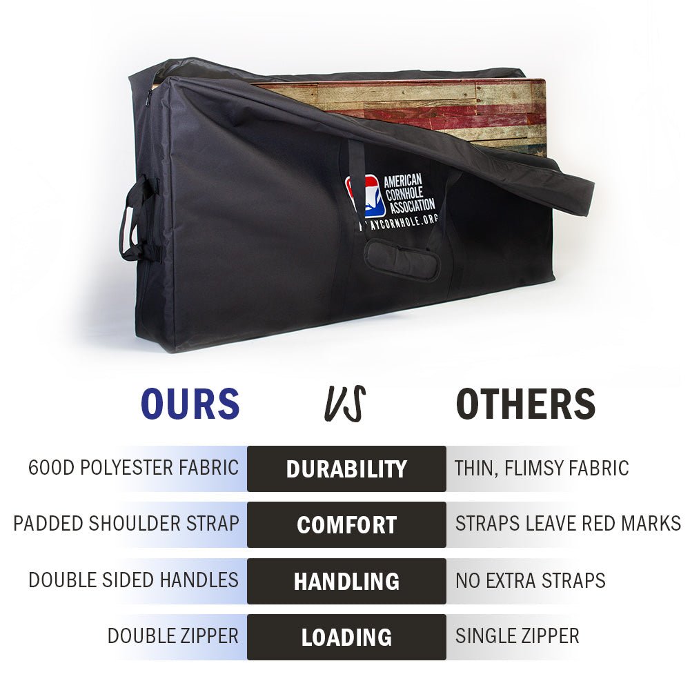 2x4 Cornhole Boards Carrying Bag, - American Cornhole Association