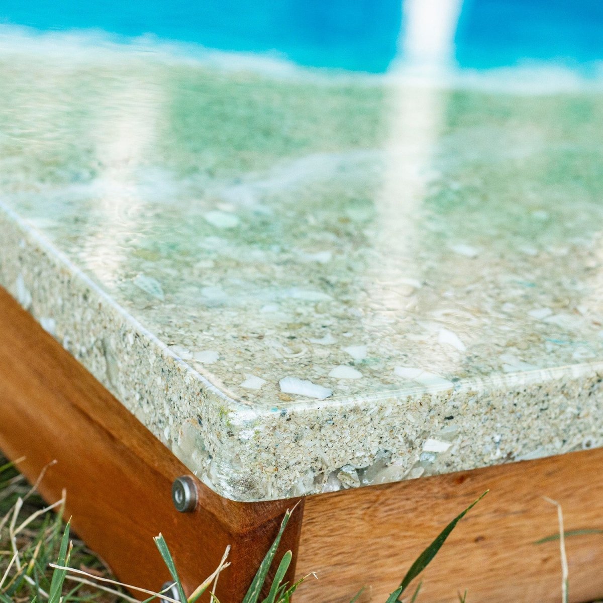 2x4 The Beach Epoxy Resin Cornhole Boards - EGCH24R-03 | American Cornhole Association