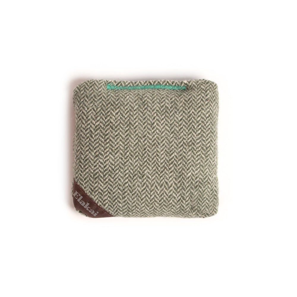 4 - in Travel Herringbone Cornhole Bags | Premium All - Weather Collection - Green Sprout EGCB44H-04 | American Cornhole Association