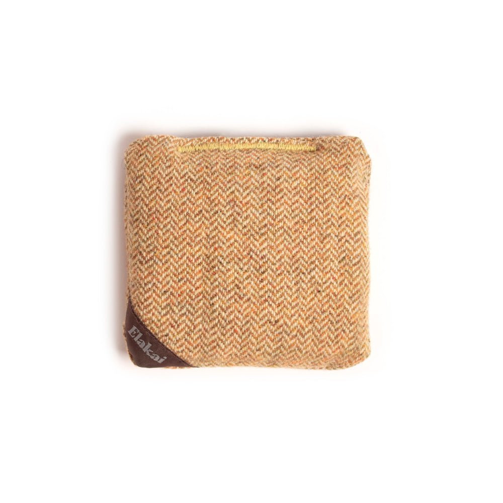 4 - in Travel Herringbone Cornhole Bags | Premium All - Weather Collection - Yellow Ochre EGCB44H-03 | American Cornhole Association