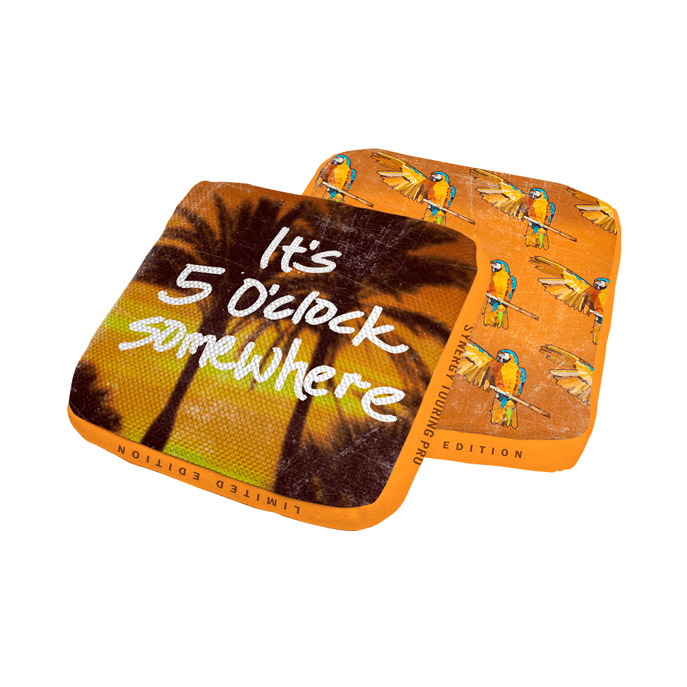 5 O'Clock Somewhere Limited Edition Synergy Edge Cornhole Bags | 07.24 Drop, - American Cornhole Association