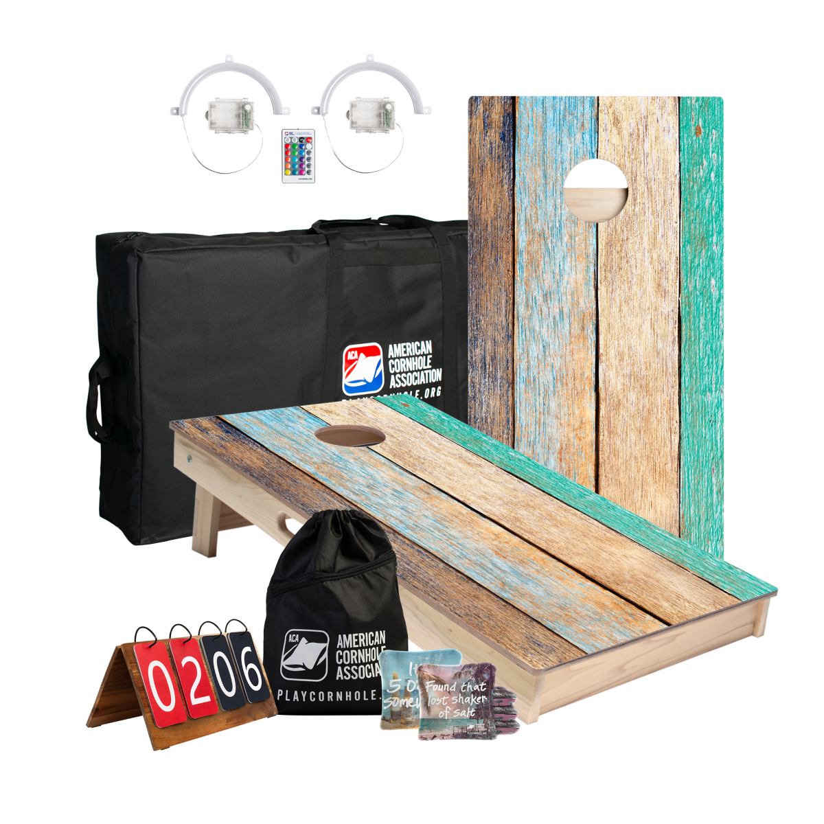 5 O'Clock Somewhere Official ACA Regulation 2x4 Cornhole Set - | American Cornhole Association