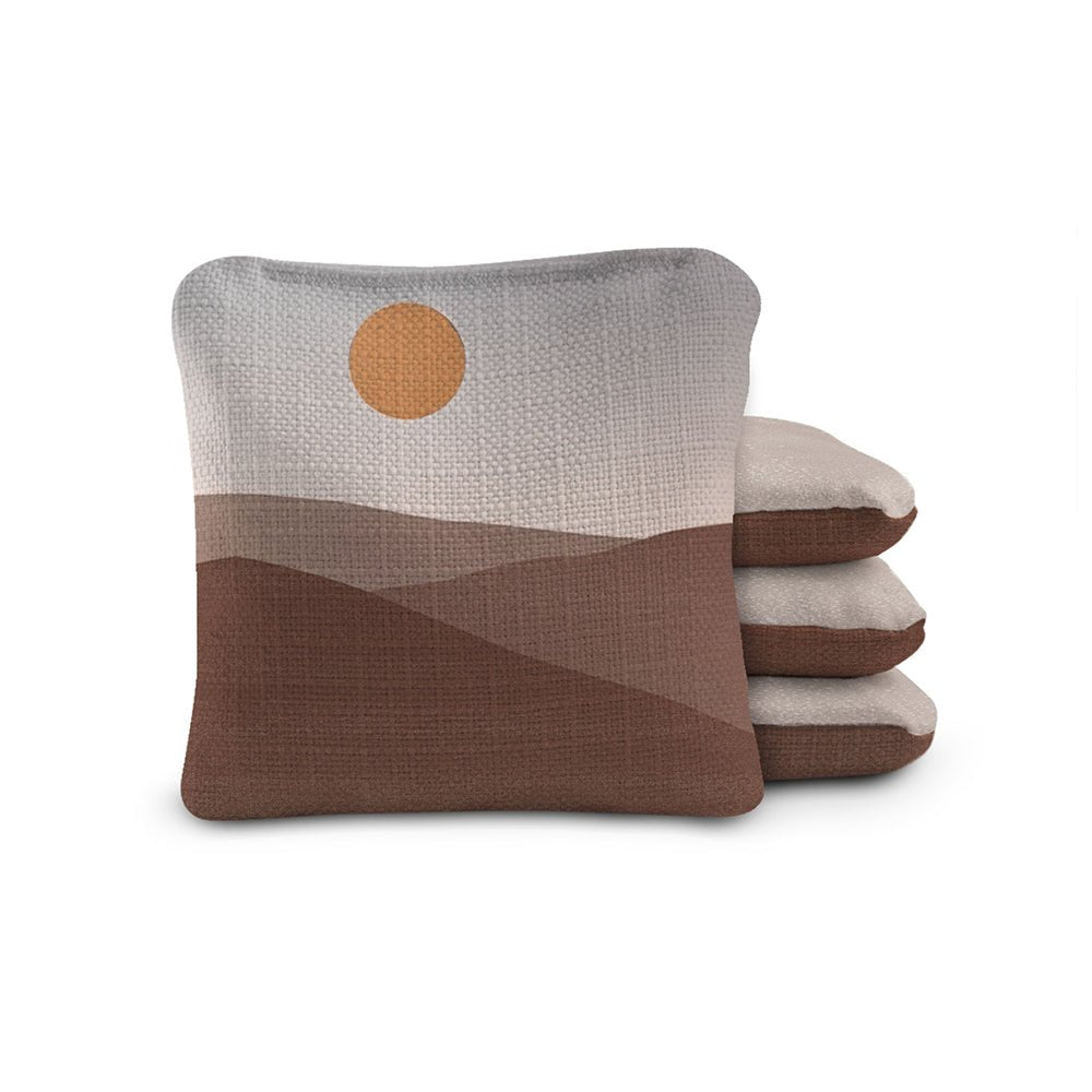 6 - in Dual - Sided Cornhole Bags | Dune Collection - Tan EGCB66TS-09 | American Cornhole Association