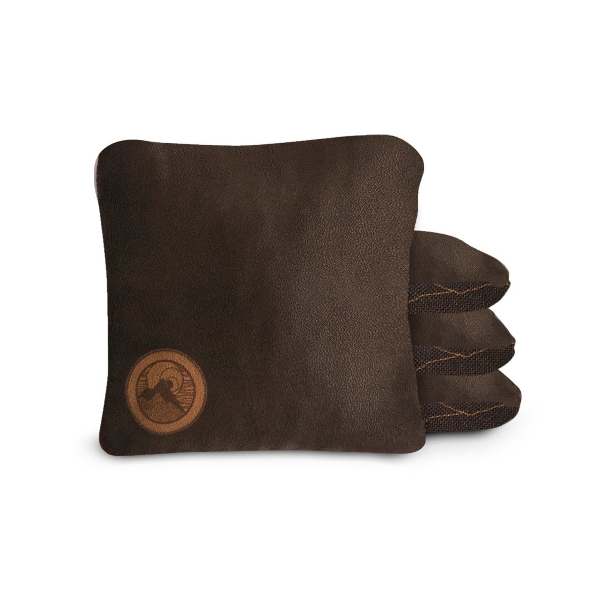 6 - in Dual - Sided Cornhole Bags | Mt. Elakai Design Collection - Brown Umber EGCB66TS-04 | American Cornhole Association