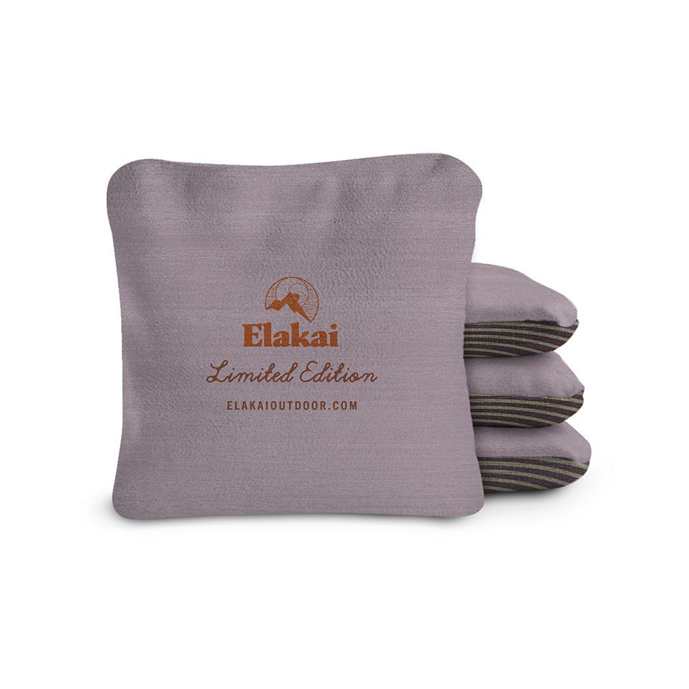 6 - in Dual - Sided Cornhole Bags | Tree Rings Collection - Lavender EGCB66TS-12 | American Cornhole Association