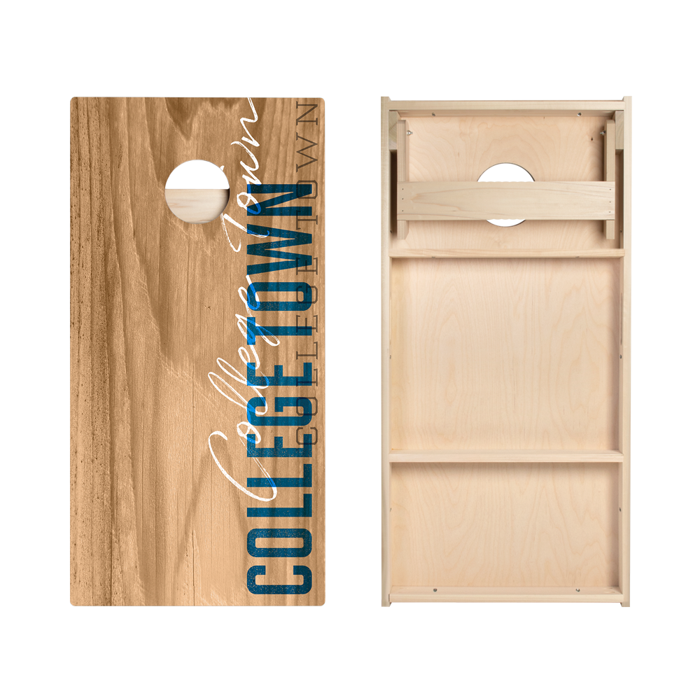 College Town Campus Gameday Star Cornhole Boards