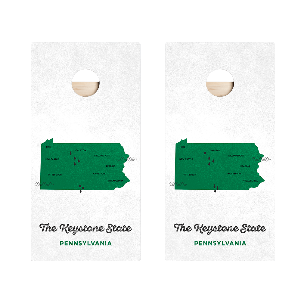 Keystone State Star Cornhole Boards