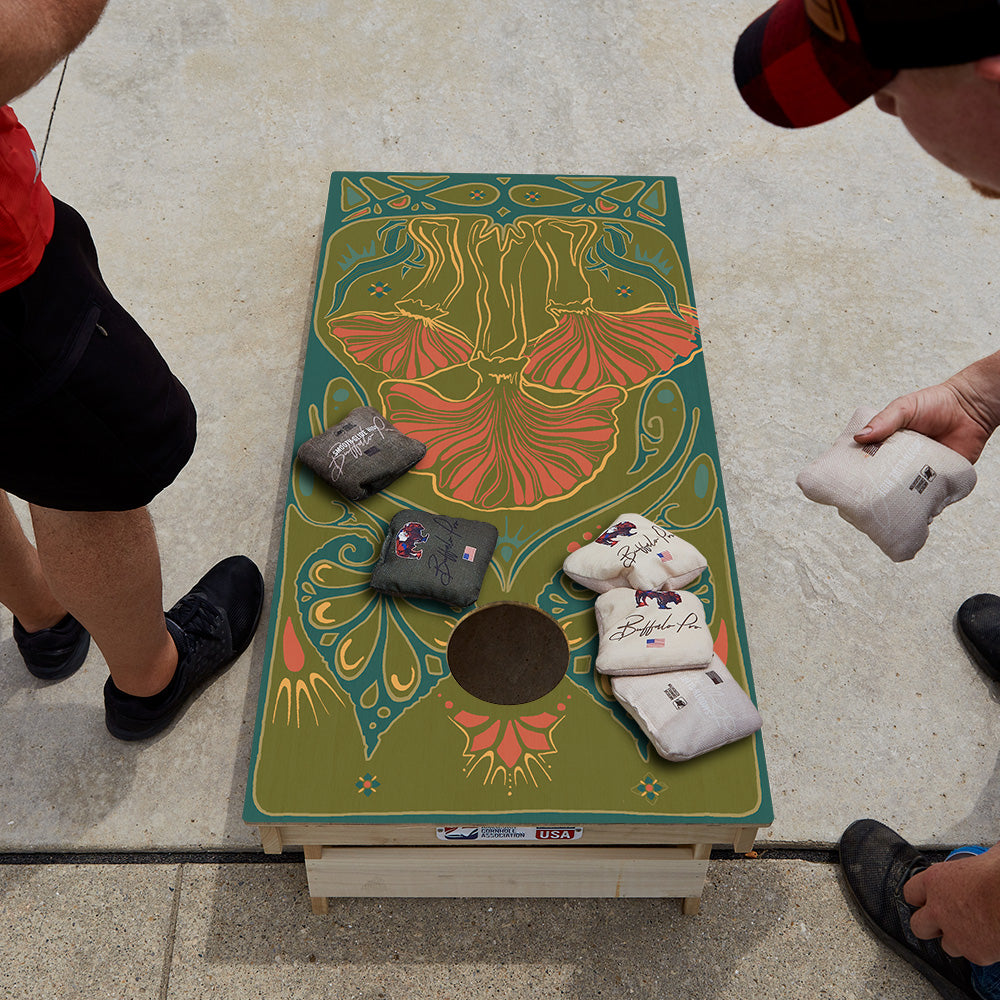 Nouveau Shroom Star Cornhole Boards