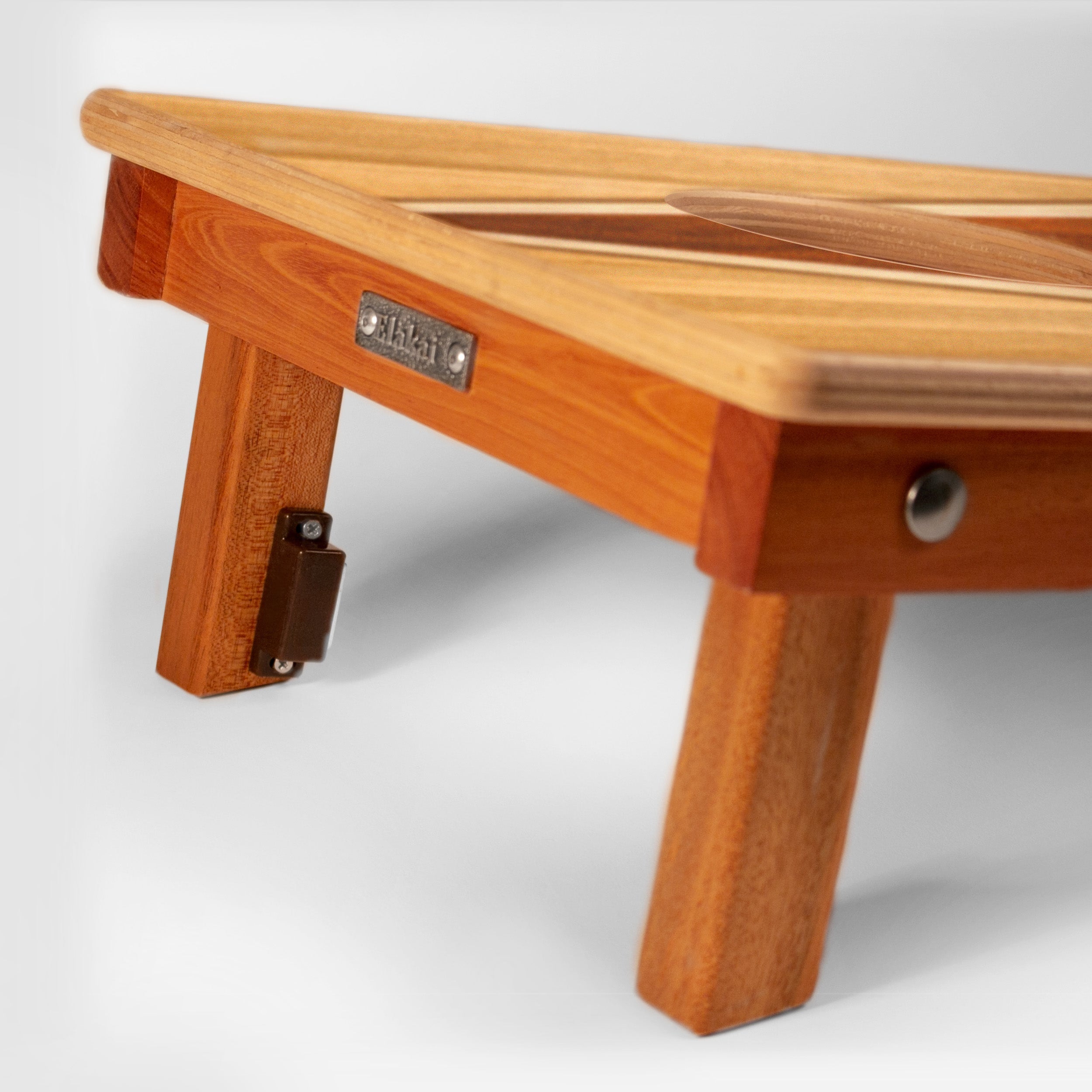 1ft x 2ft Classic Wood Triangle Compact Travel Cornhole Board Set