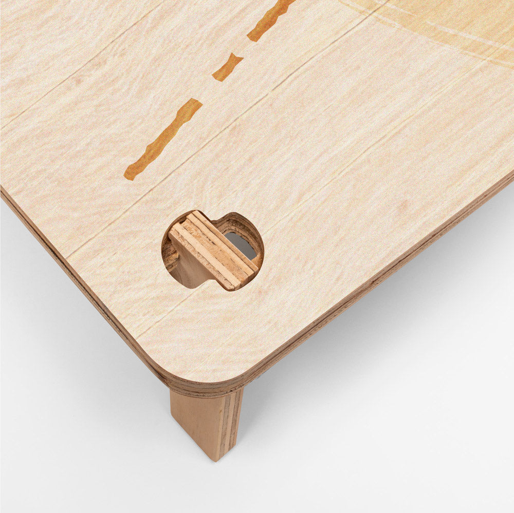 22in x 31in Sunrise 1-Hole Weekender Travel Cornhole Boards