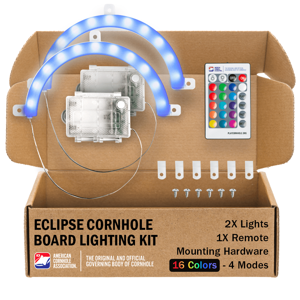 ACA Eclipse LED Cornhole Boards Lighting Kit, - American Cornhole Association