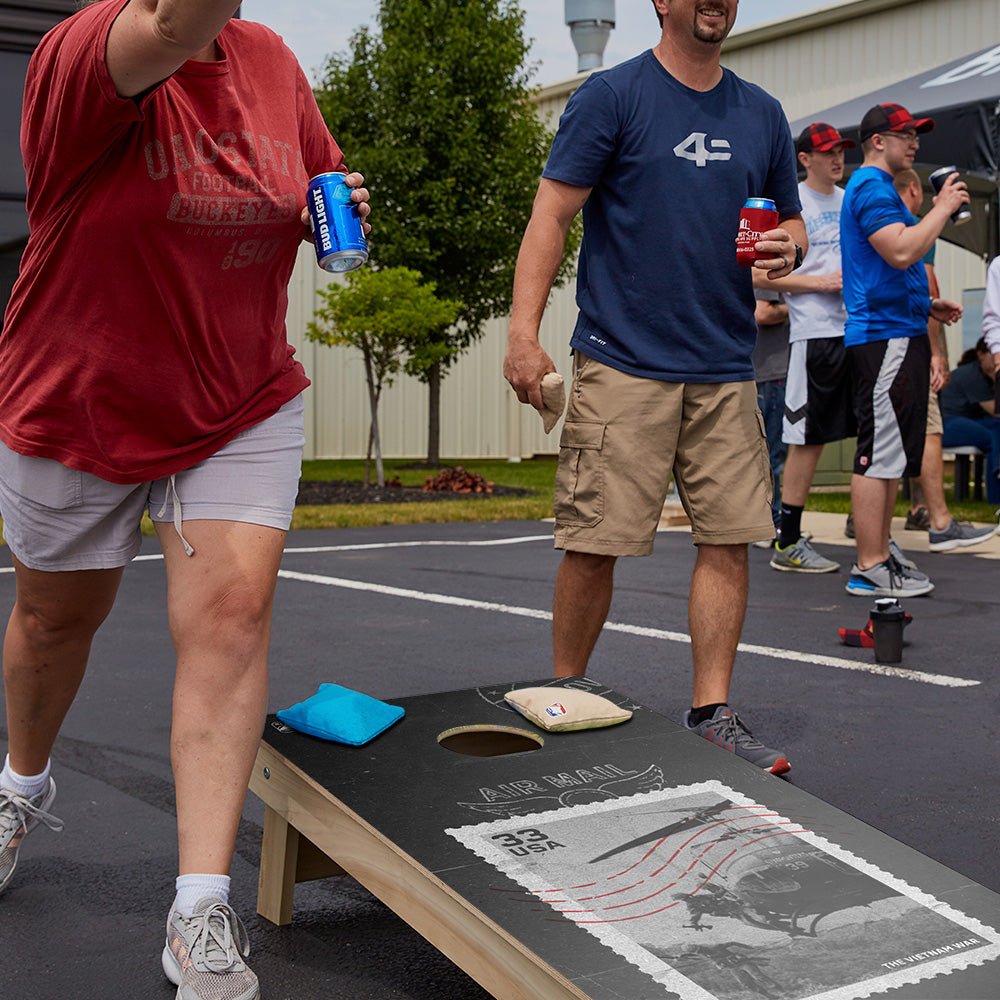 Airmail Stamp Star Cornhole Boards - ACA - 000285 | American Cornhole Association