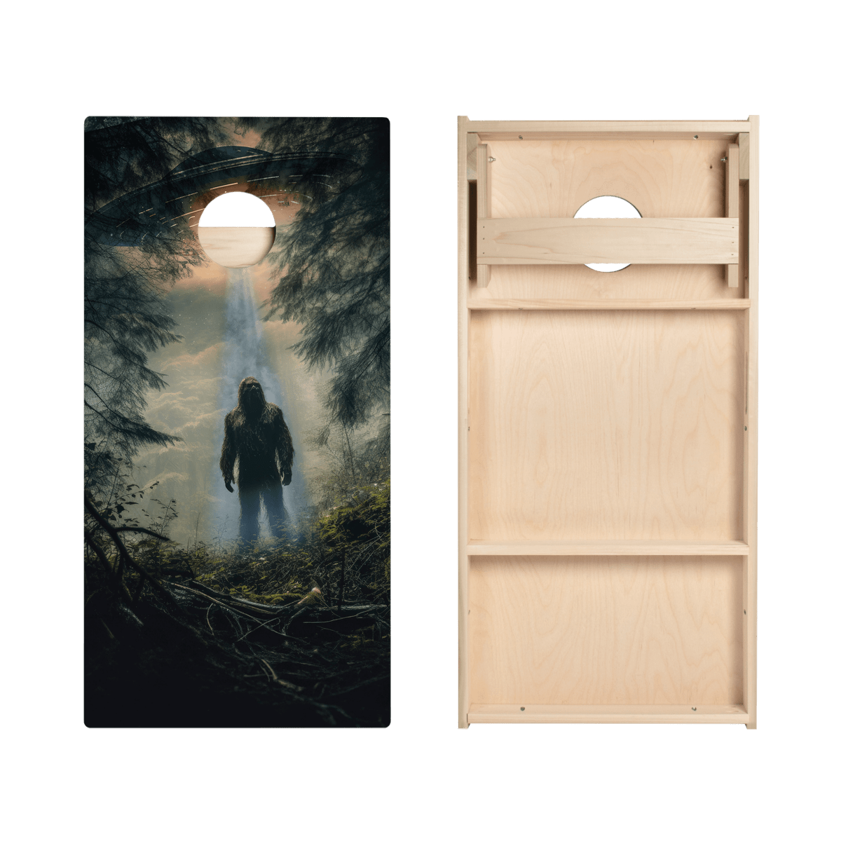 Alien Sasquatch Star Cornhole Boards, - American Cornhole Association