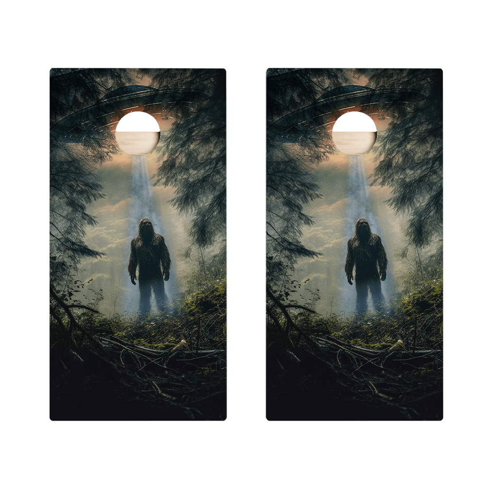 Alien Sasquatch Star Cornhole Boards, - American Cornhole Association