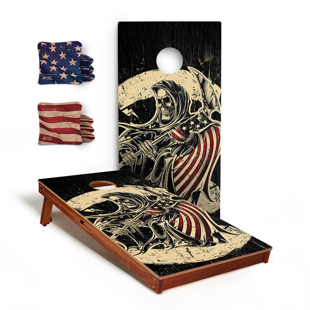 American Reaper Sig Pro 2x4 Regulation Cornhole Bundle - | American Cornhole Association