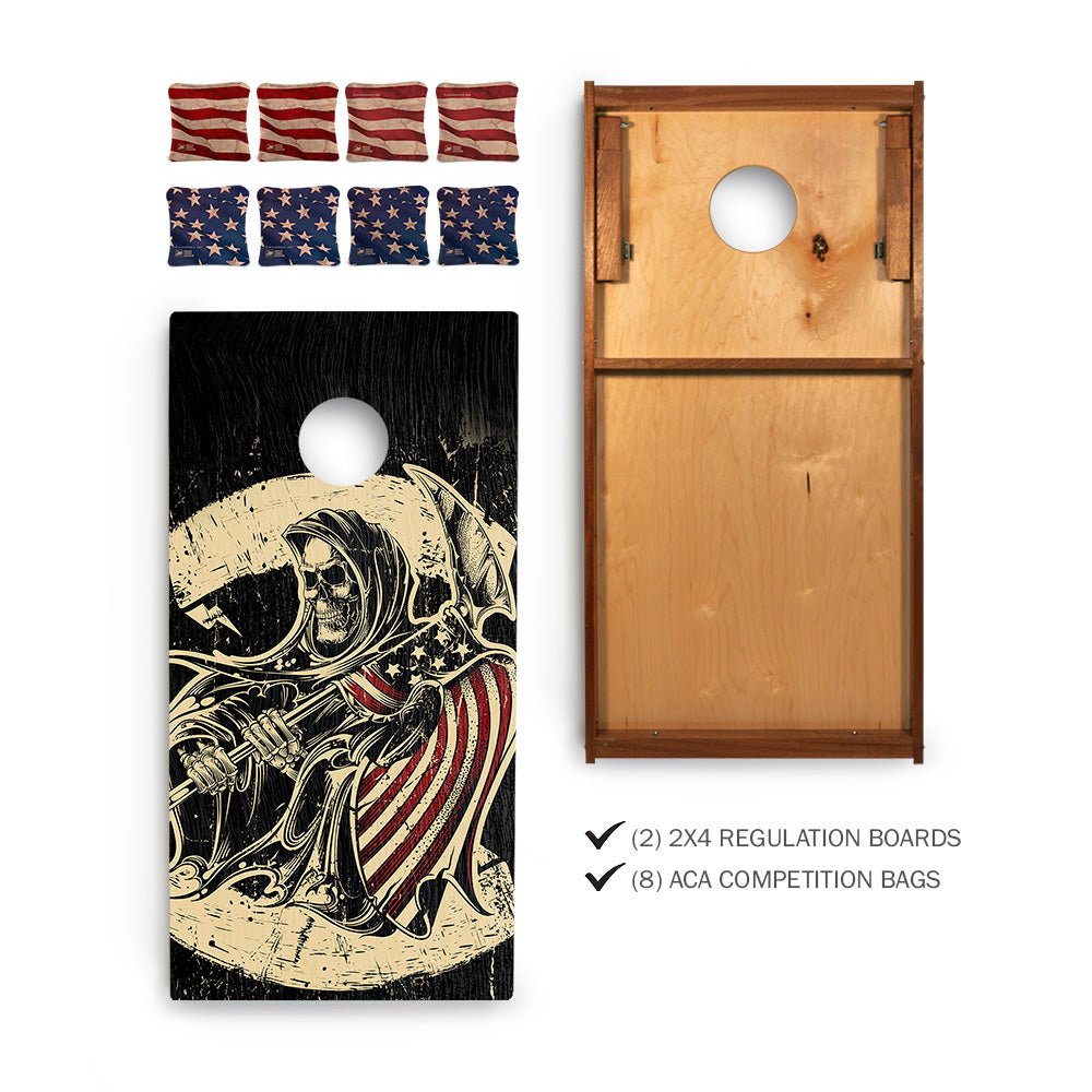 American Reaper Sig Pro 2x4 Regulation Cornhole Bundle - | American Cornhole Association