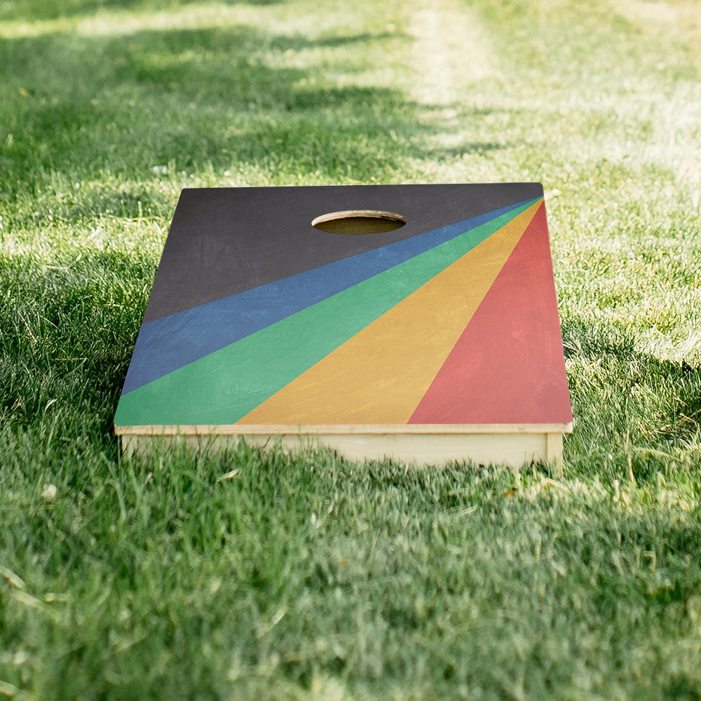 Angled Stripes Star Cornhole Boards - ACA - 000302 | American Cornhole Association