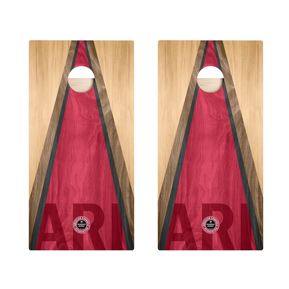 Arizona Football Gameday Classic Triangle Star Cornhole Boards - American Cornhole Association