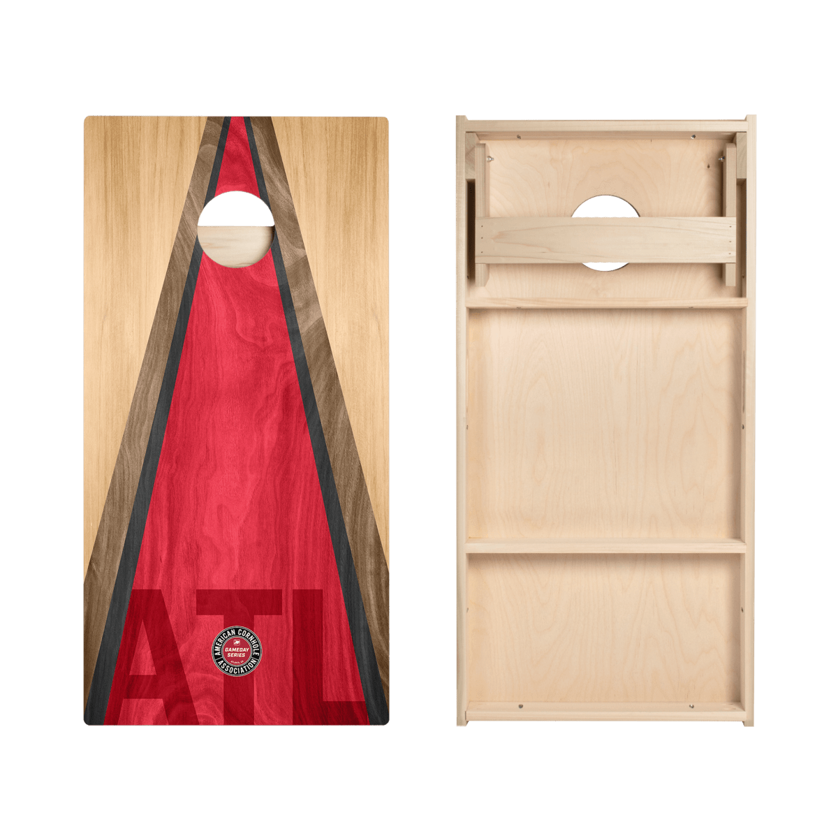 Atlanta Football Gameday Classic Triangle Star Cornhole Boards - SKU: ACA-000445 | American Cornhole Association