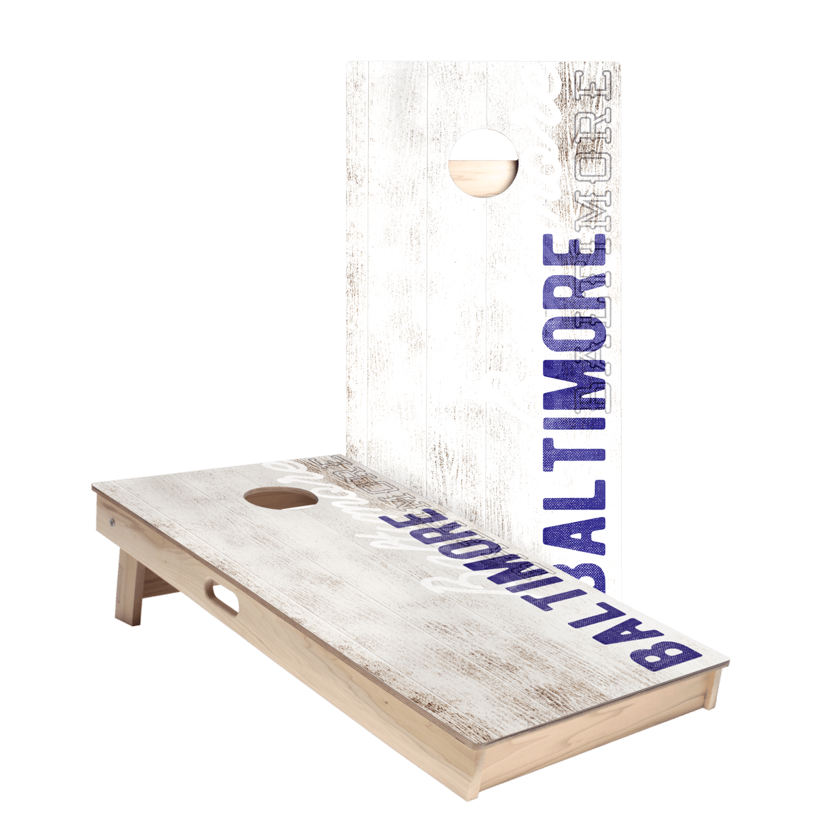 Baltimore Football Vintage Gameday Star Cornhole Boards, - American Cornhole Association