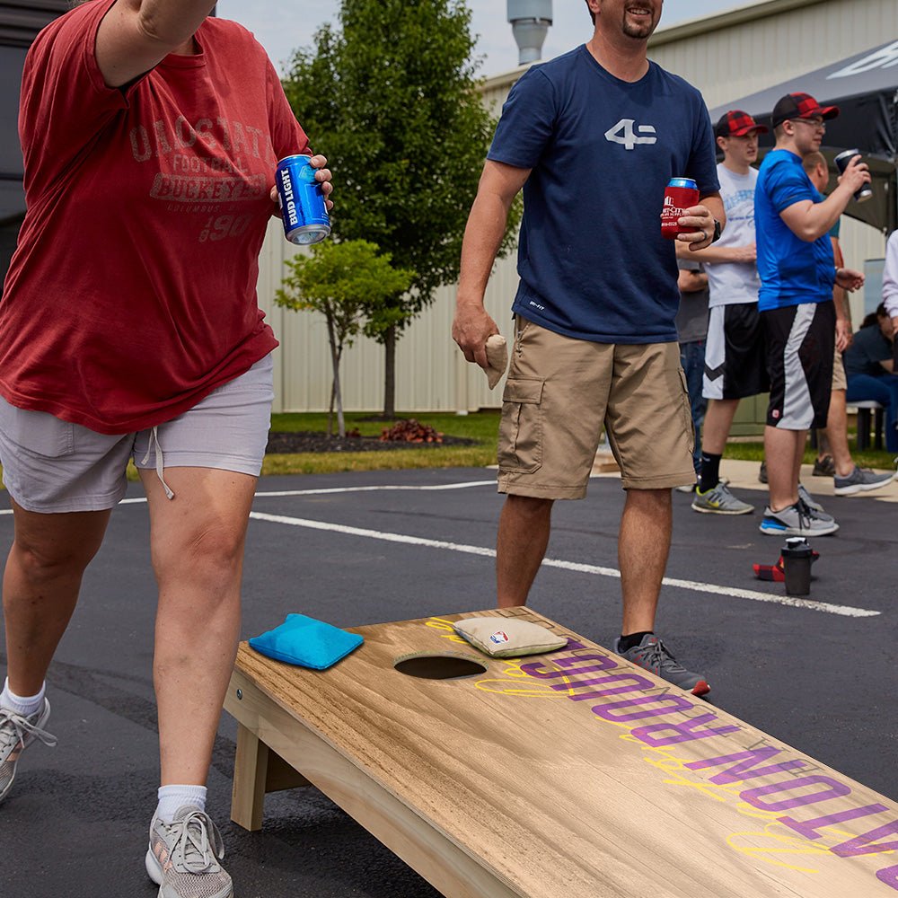 Baton Rouge Campus Gameday Star Cornhole Boards - ACA - 000202 | American Cornhole Association
