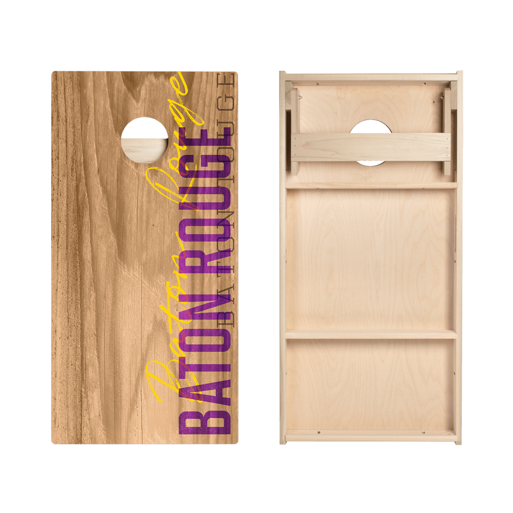 Baton Rouge Campus Gameday Star Cornhole Boards - ACA - 000202 | American Cornhole Association