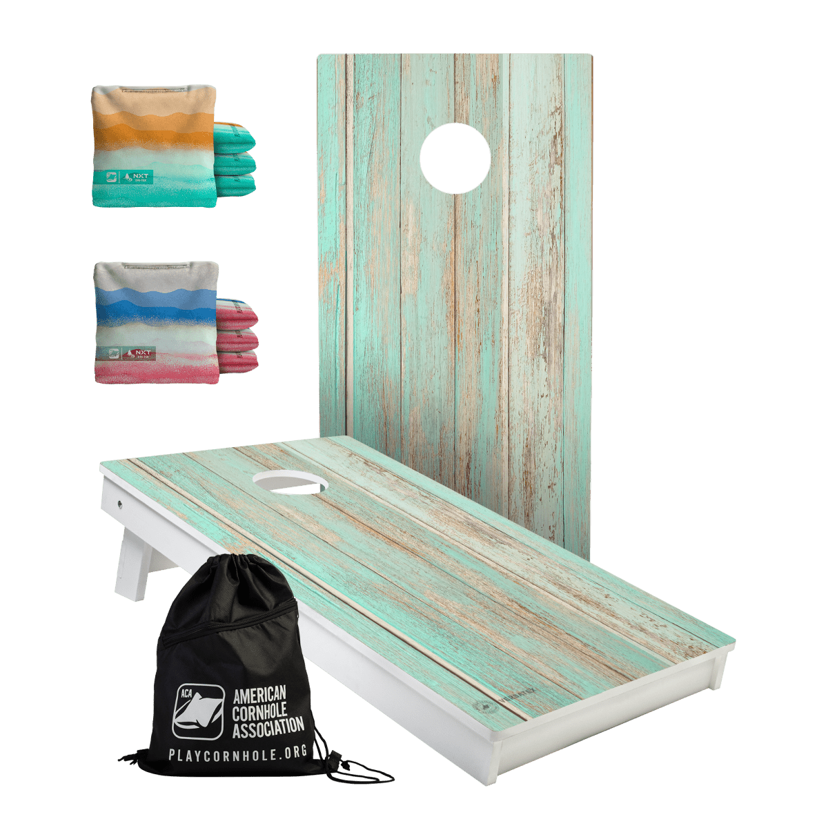 Beach Day All - Weather 2x4 Cornhole Set with Waterproof Bags - | American Cornhole Association