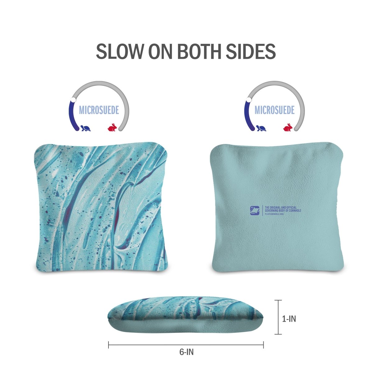 Blue Gel Lock Shot Cornhole Bags - SX2-004 | American Cornhole Association