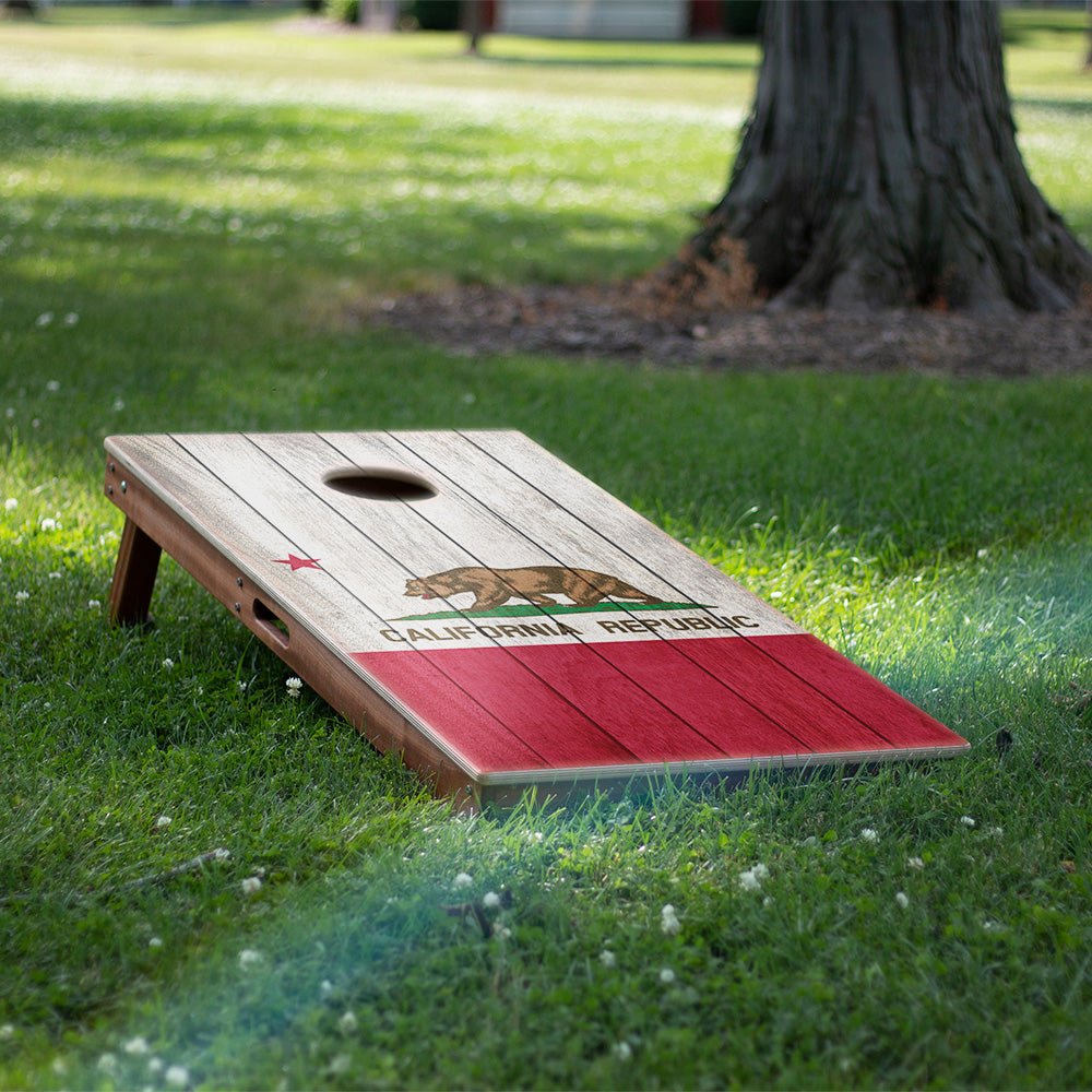 California Bear Flag Sig Pro Cornhole Boards - 105794-14 | American Cornhole Association