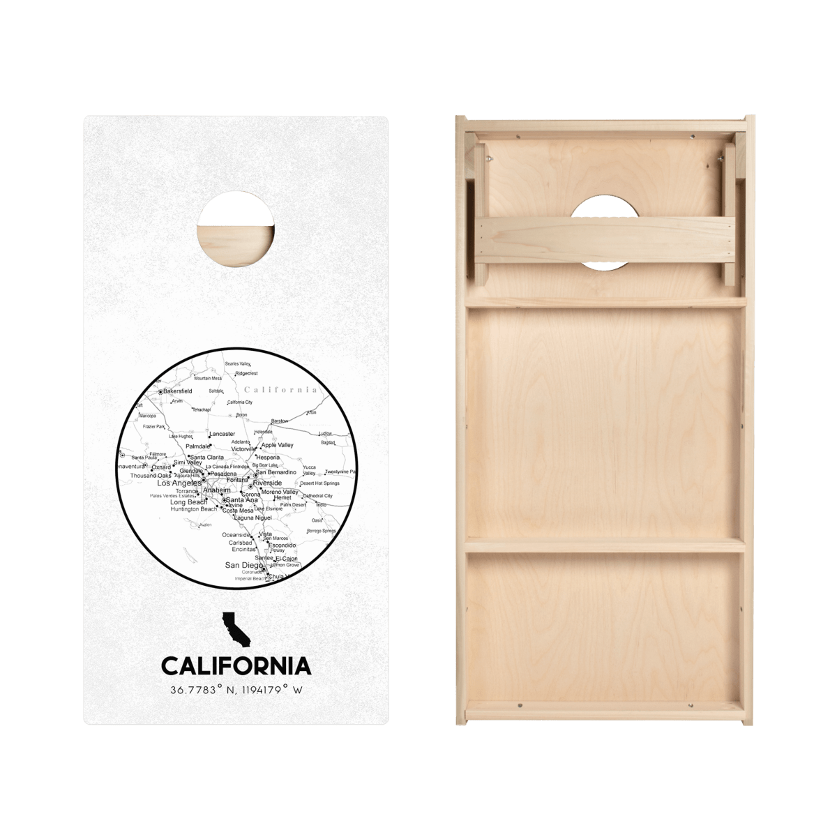 California State Map Star Cornhole Boards, - American Cornhole Association