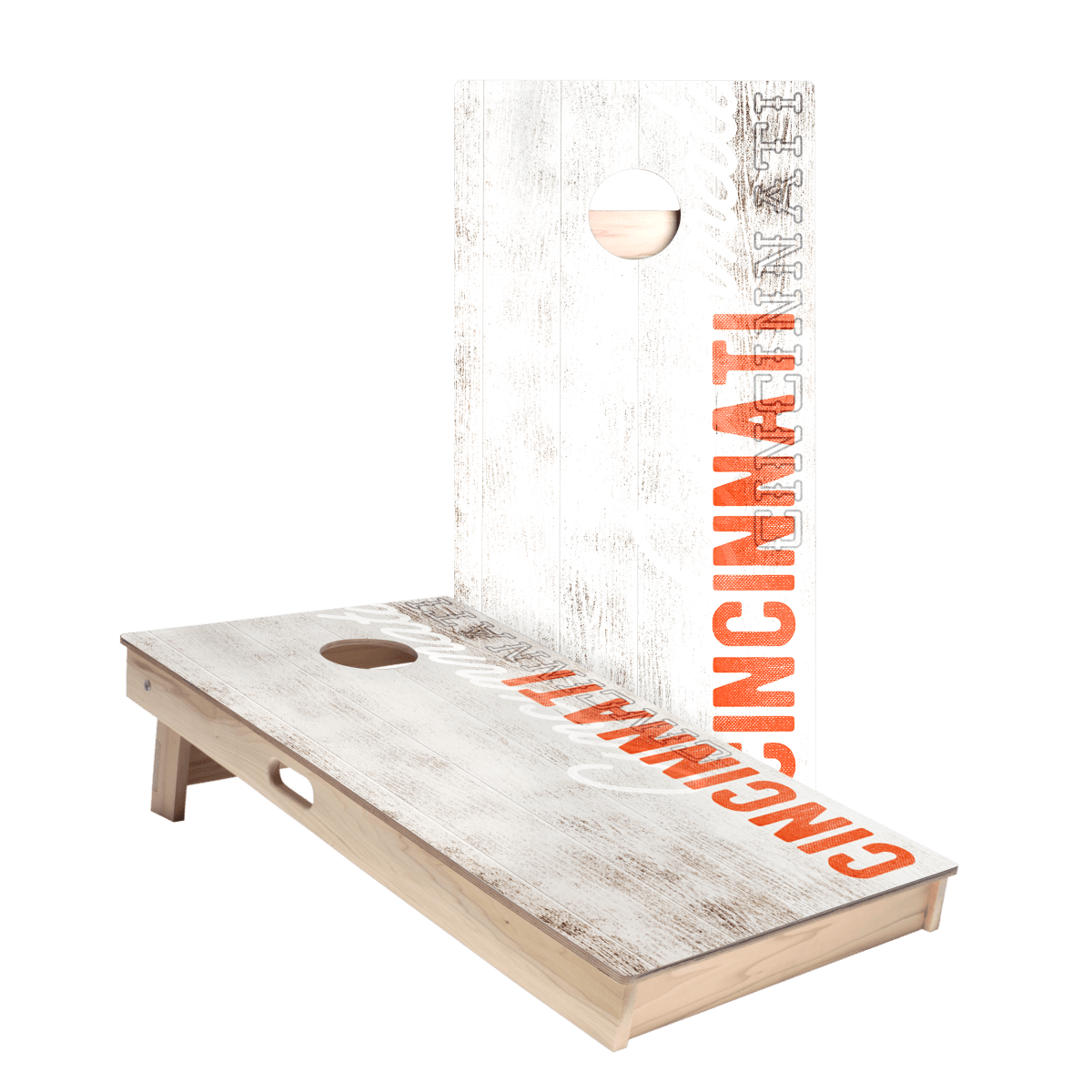 Cincinnati Football Vintage Gameday Star Cornhole Boards, - American Cornhole Association